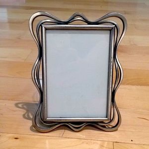 Silver photo frame
